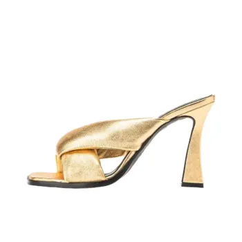 PINKO Sculpted Heeled Slip On Sandals Women's