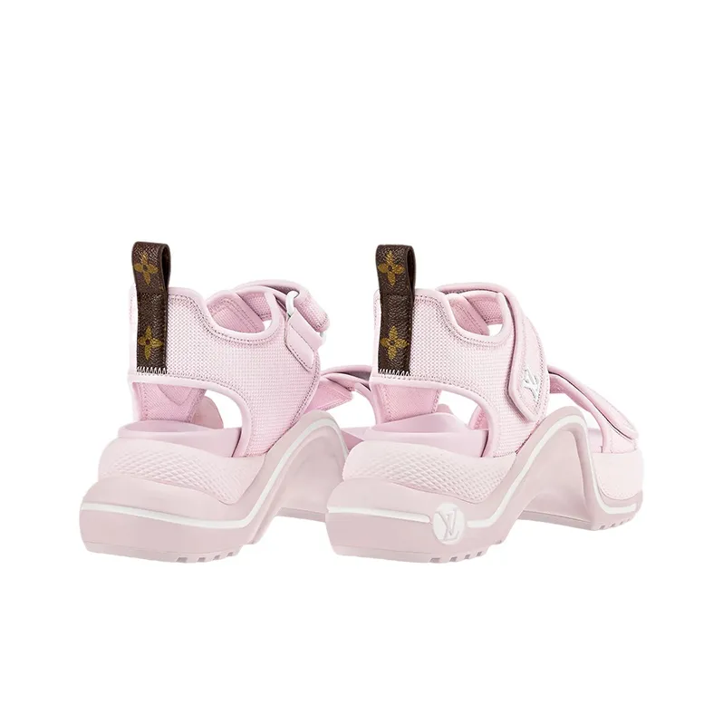 LOUIS VUITTON Archlight Beach Sandals Women's Pink-5