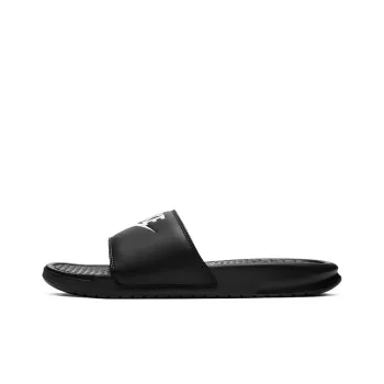 Nike Benassi Jdi Black White Slippers Women's