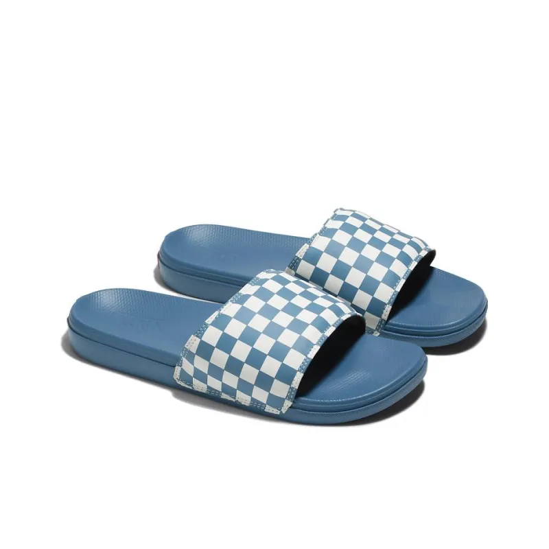 Vans Checkerboard La Costa Slide On Sandal 'Blue White'-1