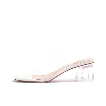STEVE MADDEN Slide Slippers Women's Ecru