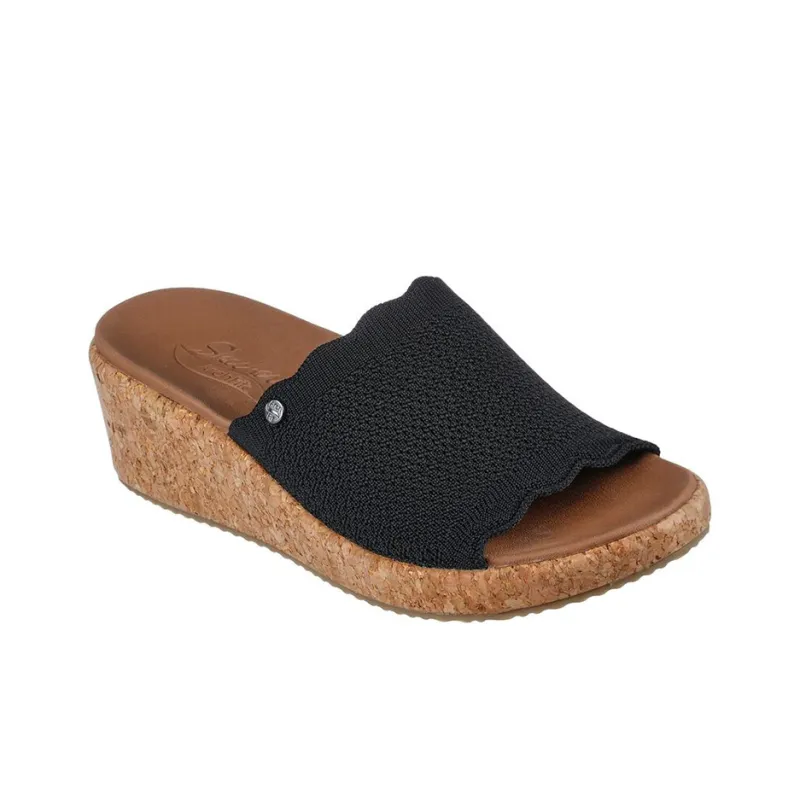 Skechers ARCH FIT BEVERLEE Rubber Sole Slip-Resistant Slide Slippers Women's Black-2