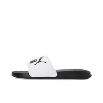 PUMA Popcat 20 Rubber Sole Slide Slippers Unisex White Black