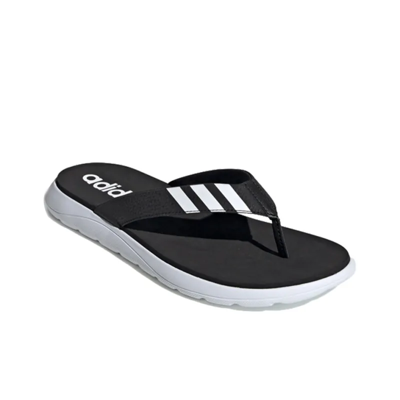 Adidas Comfort Flip Flops Core Black Cloud White-2