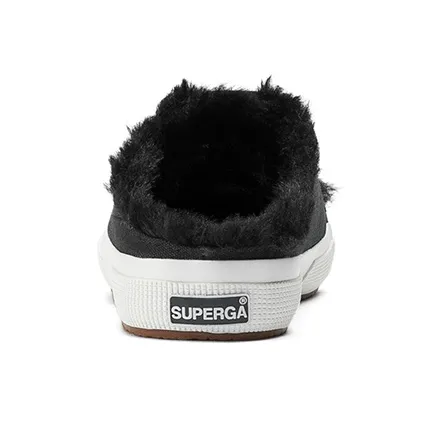 SUPERGA Sports Slippers Women's Black-4