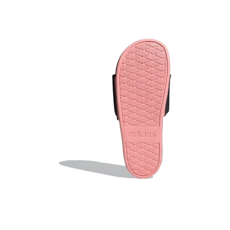 Adidas Adilette Comfort Slide 'Black Glow Pink' Women's-4