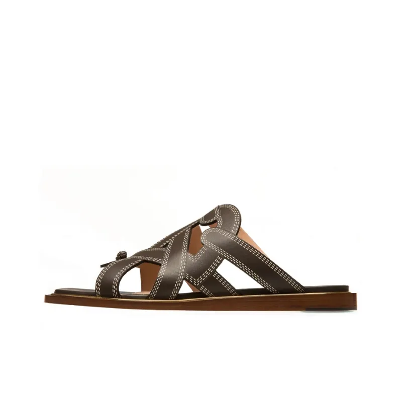 BALLY Contrasting-stitch Sandals-0