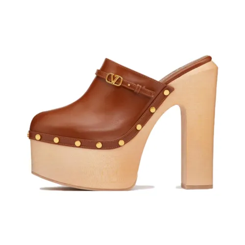 Valentino Garavani Tan-Go 150mmmm Leather Clogs