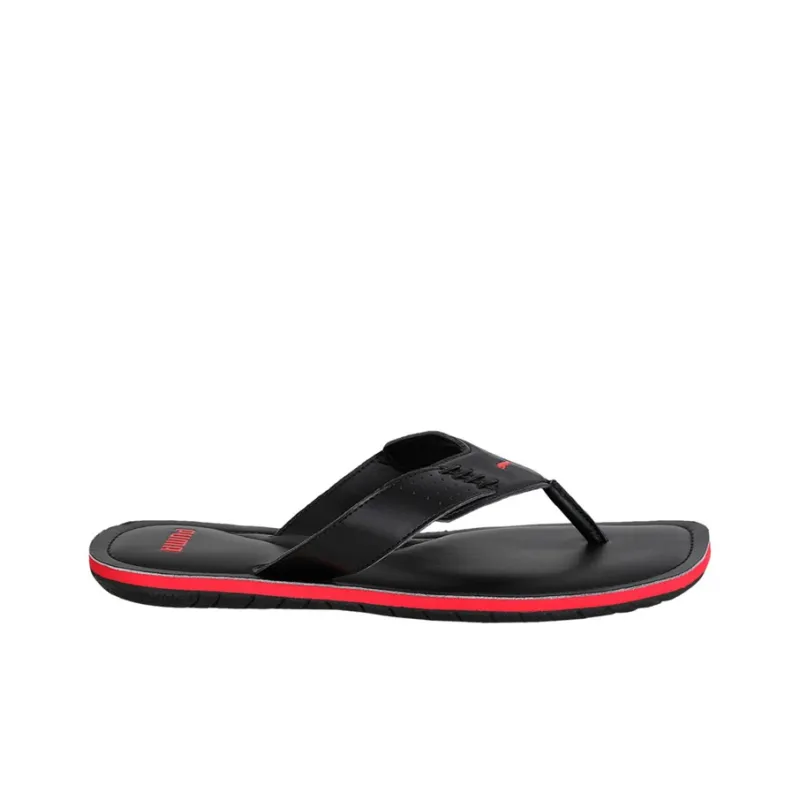 PUMA Caper Nu Idp Slide Slippers Men's Black Red-1