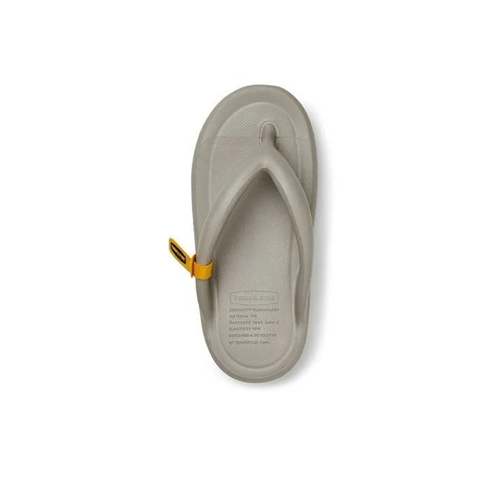TAW&TOE Abrasion Resistant Flip Flops Unisex Lime Gray-3
