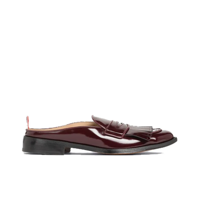 THOM BROWNE· Wrap toe Slippers Men's Burgundy-1