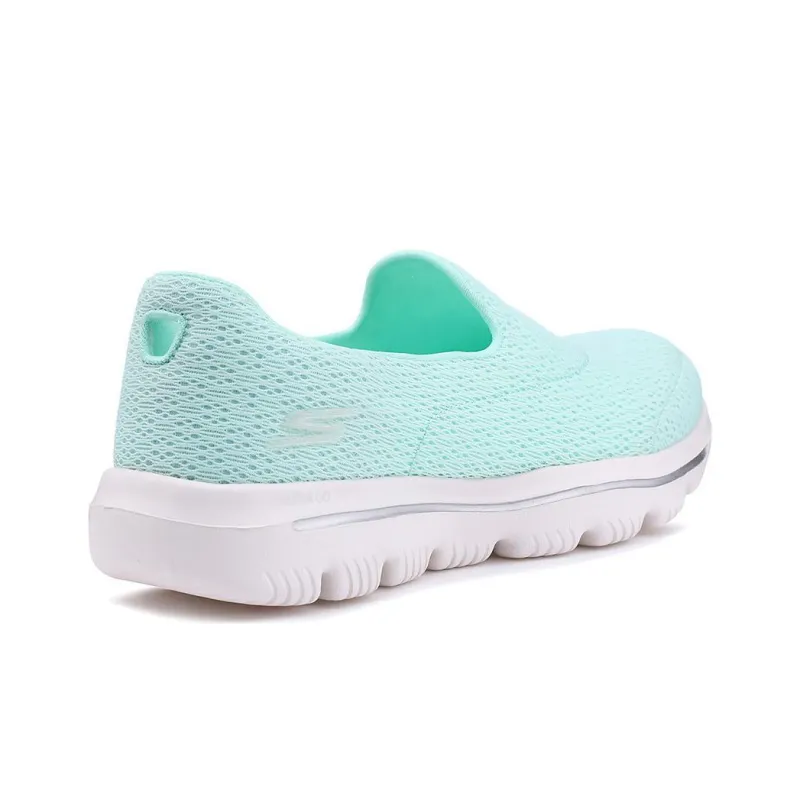 Skechers Go Walk Evolution Ultra Anti-Slip Wear-Resistant Low-Top Casual Shoes Women's Light Blue-2