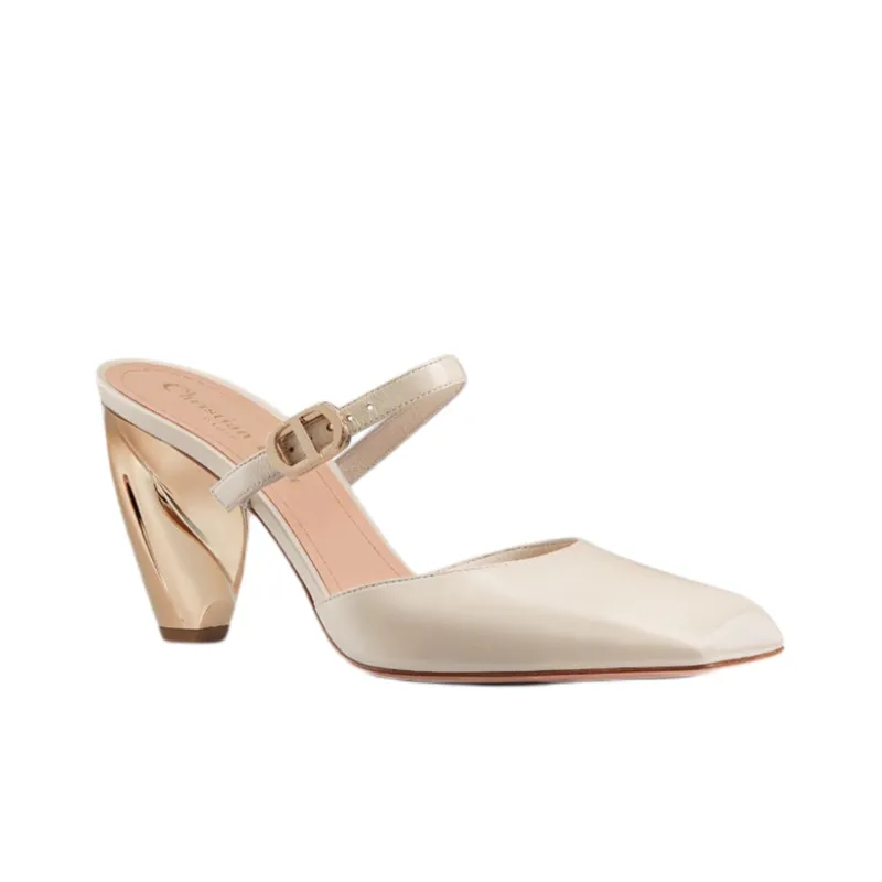 DIOR Rhodes High Heels 8cm Women's White-2