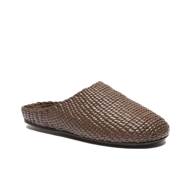 Officine Creative Polly Wrap-toe Slippers Women's Brown-1