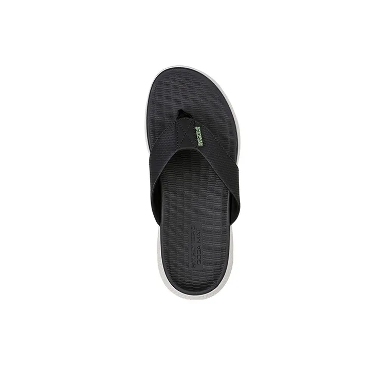Skechers Go Consistent Sandal EVA Quiet Slide Slippers Men's Black White-3