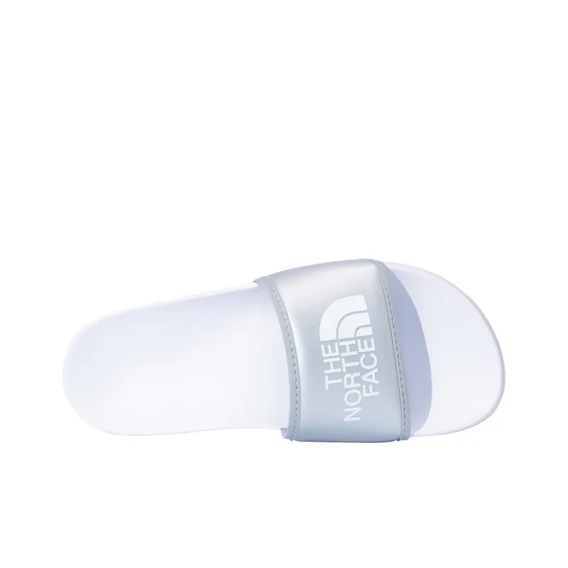 THE NORTH FACE Base Camp Slide 3 Foam Sole EVA Slip Resistant Abrasion Resistant Casual Slippers Women's Silver White-2