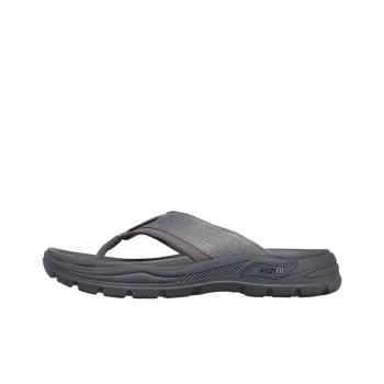 Skechers Arch Fit Motley Rubber Sole Quiet Slide Slippers Men's Gray