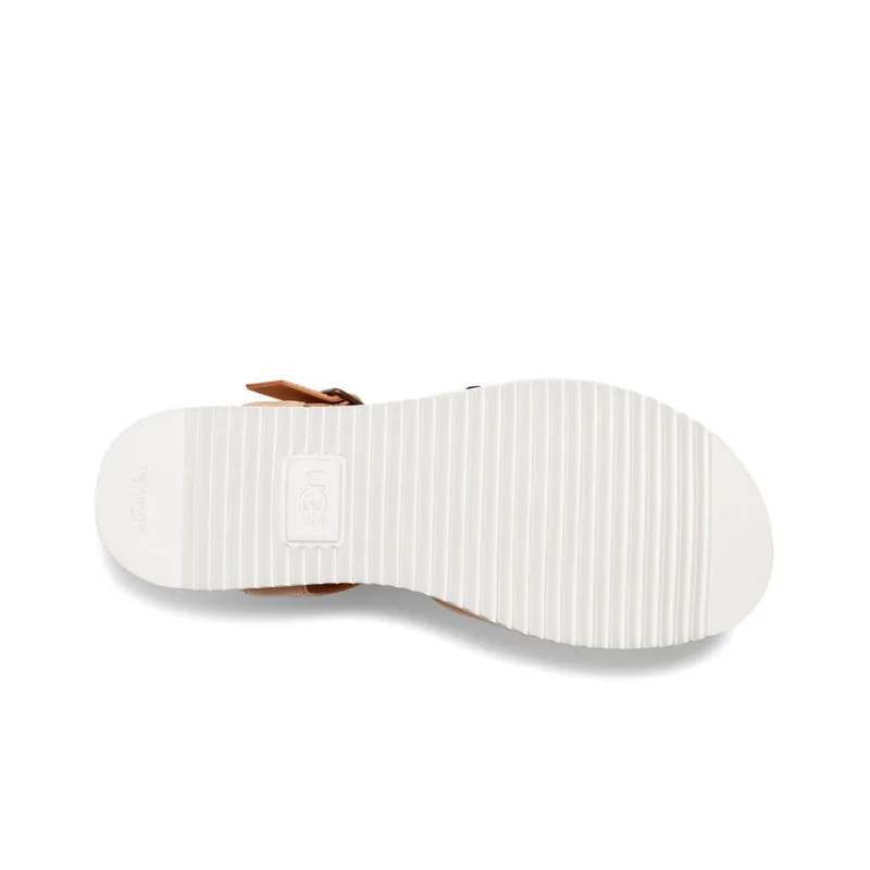 UGG Sports Sandals 'White Brown' Women's-5