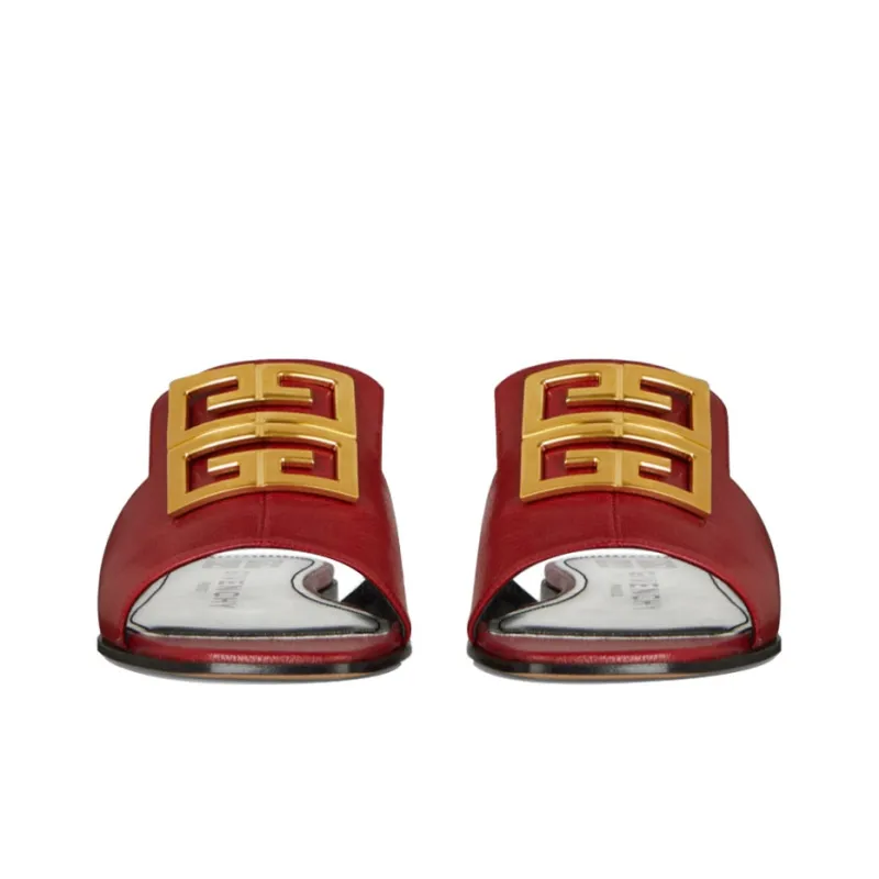 Givenchy Slide Slippers Women's Red-2