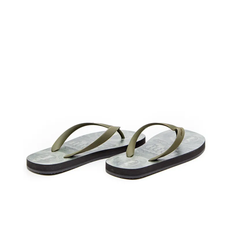 Givenchy Slip Resistant Flip Flops Men's Army Green-3