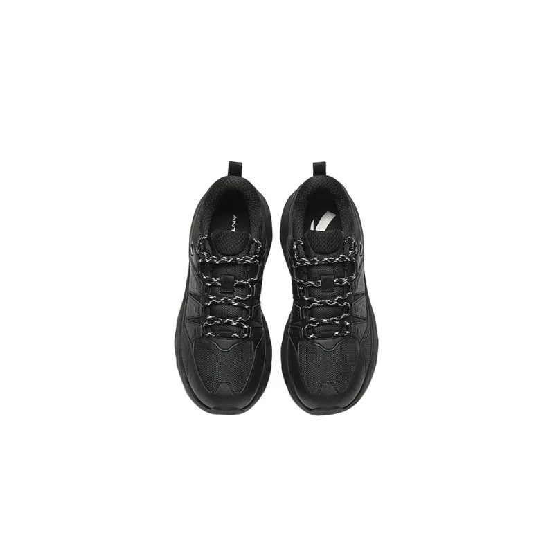 Anta Anti-Slip Wear-Resistant Low-Top Running Shoes Men's Black-2