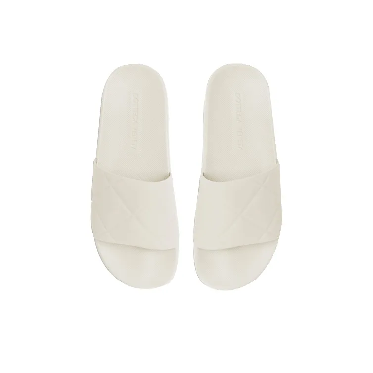 Bottega Veneta Slider Slide Slippers Men's White-3