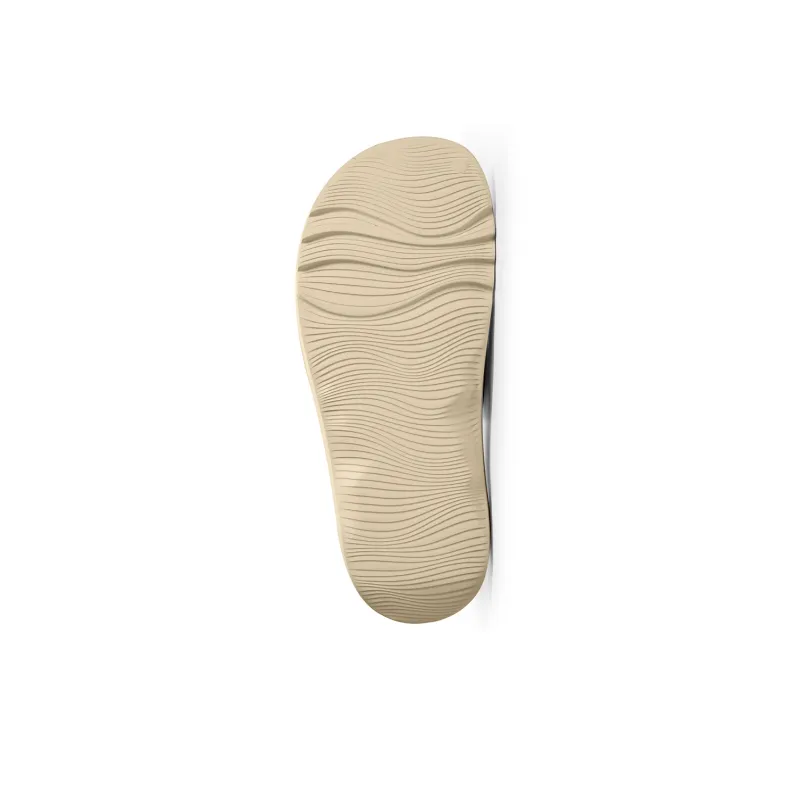 COURTMAN Luck Quiet Slide Slippers Unisex Camel Smoke Coffee Lite Version-4