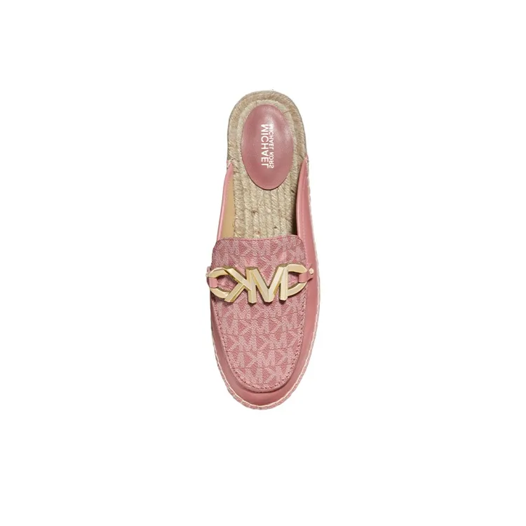 MICHAEL KORS Rubber Sole Abrasion Resistant Closed Toe Slippers Women's Pink-3