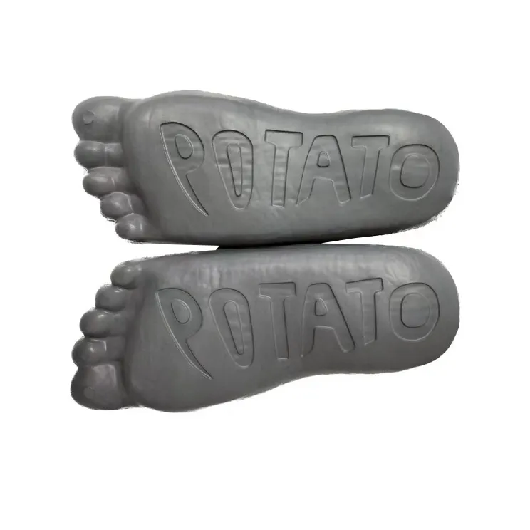 Imran Potato Caveman Slippers Grey-4