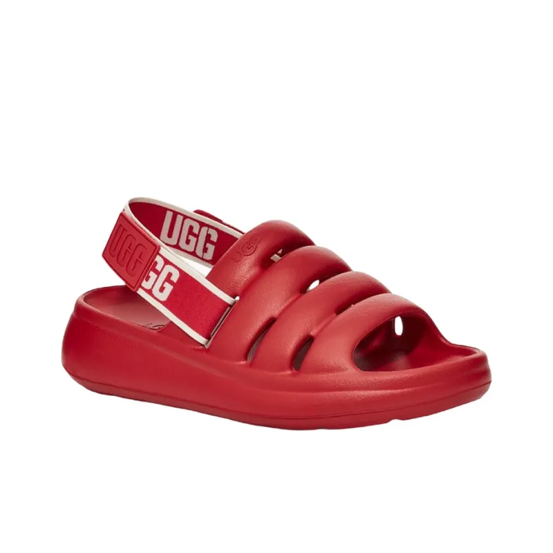 UGG Sport Yeah Slide Samba Red Women's-2