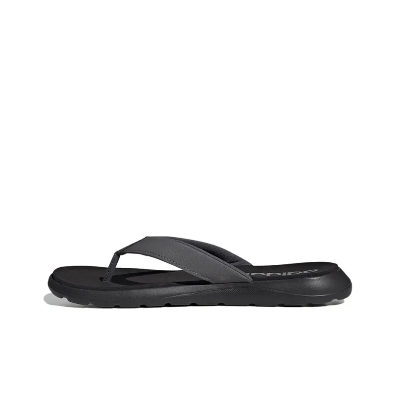 Adidas Comfort Flip Flops Core Black Grey-0