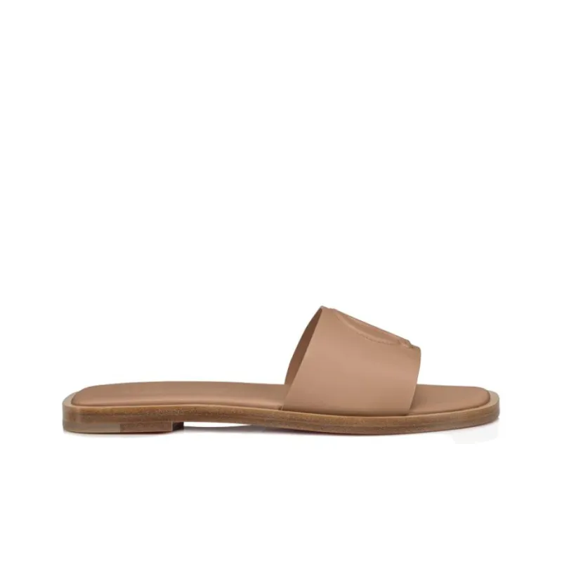 CL LUBOTING Abrasion Resistant Slide Slippers Women's Brown-1