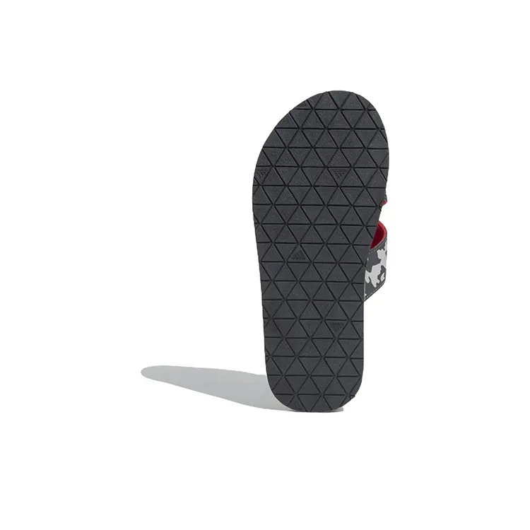 Adidas Rubber Sole Slide Slippers Men's Gray-5