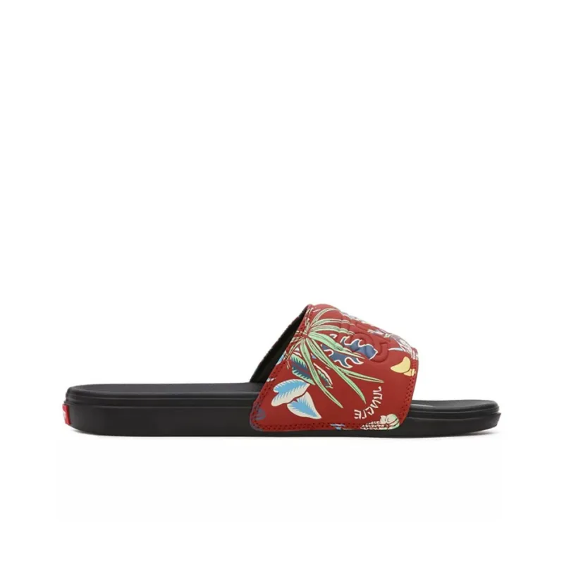Vans Hawaiian Jungle La Costa Slide On 'Red Black'-1
