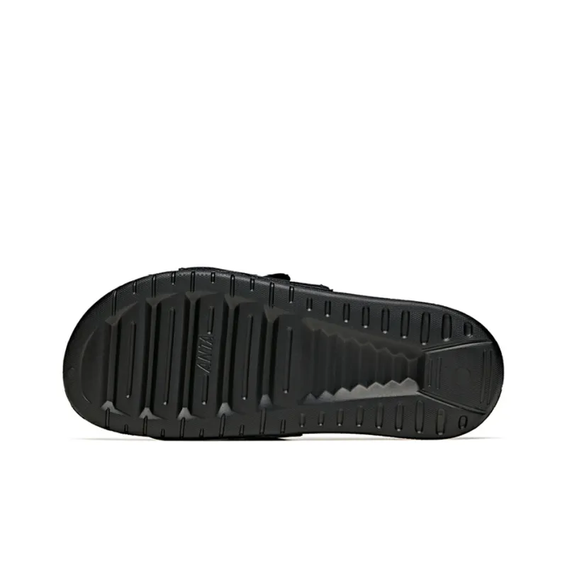 MARVEL x Anta Life Collection Quiet Slide Slippers Men's Black White-4