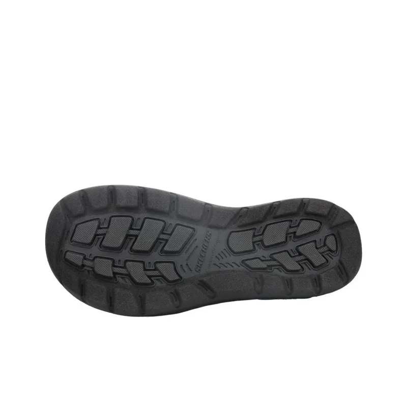 Skechers Arch Fit Motley Rubber Sole Odor-Resistant Slide Slippers Men's Black-4