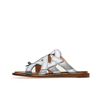 BALLY Stylish Sandals Women's Silver