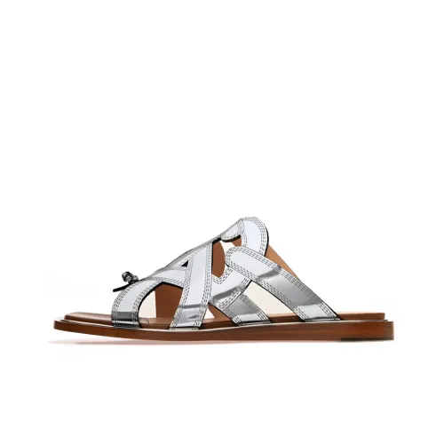 BALLY Stylish Sandals Women's Silver