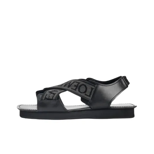 LOEWE Beach Sandals Men Black