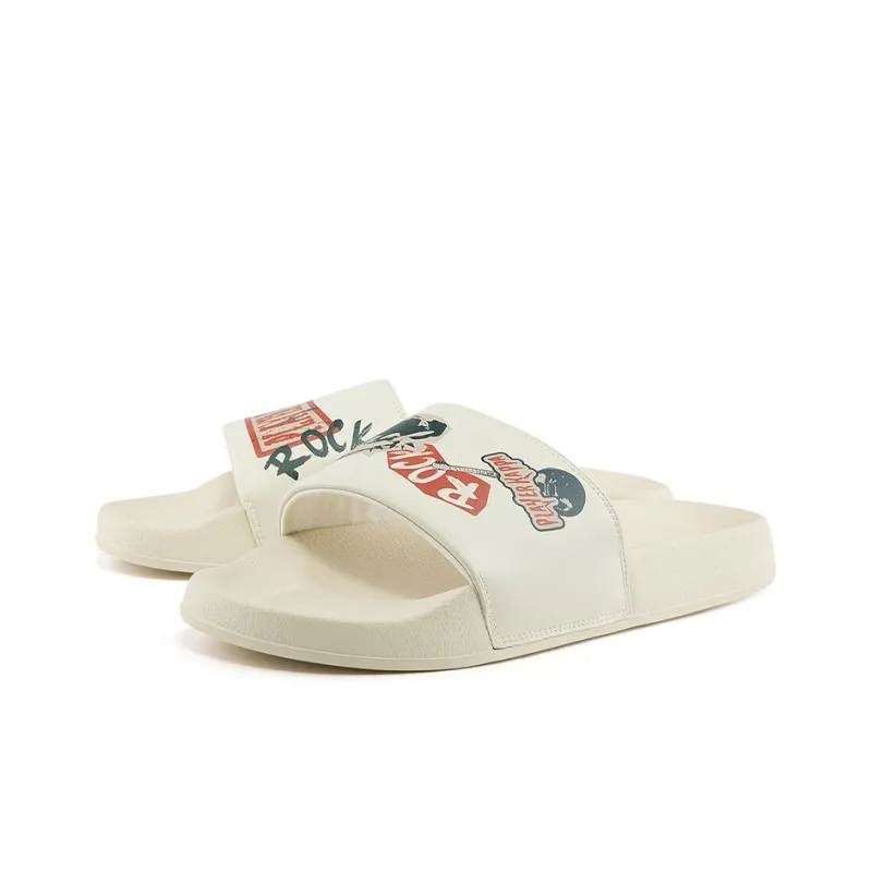 Kappa EVA Slide Slippers Unisex White-2