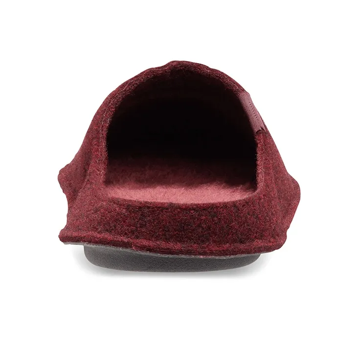 Crocs Classic Casual Thicken Stay Warm Unisex Wine Red Slippers-5