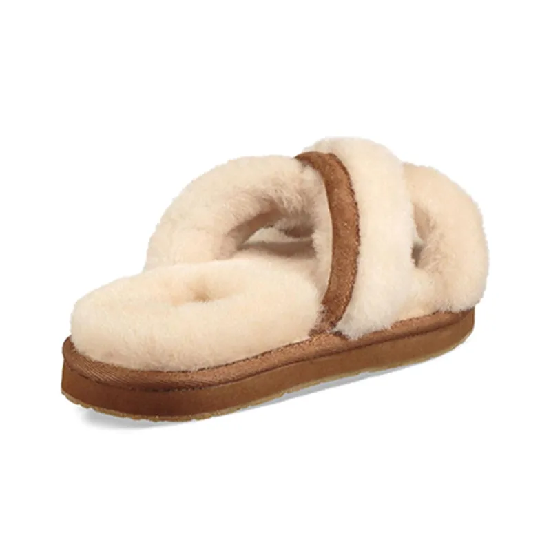 UGG Rubber Sole Slide Slippers Women's Nude-3