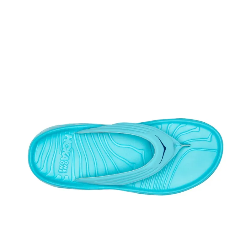 HOKA ONE ONE Ora Recovery Flip Scuba Blue Bellwether Blue-2