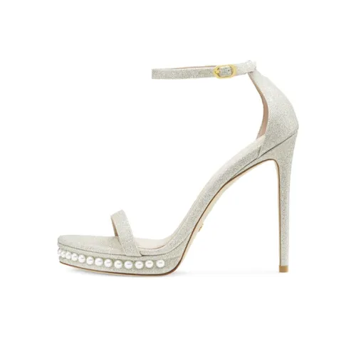 Stuart Weitzman/SW Strap Sandals Women's Platinum