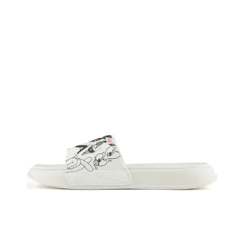 Kappa LALA COMPANY Rubber Sole Slide Slippers Unisex White