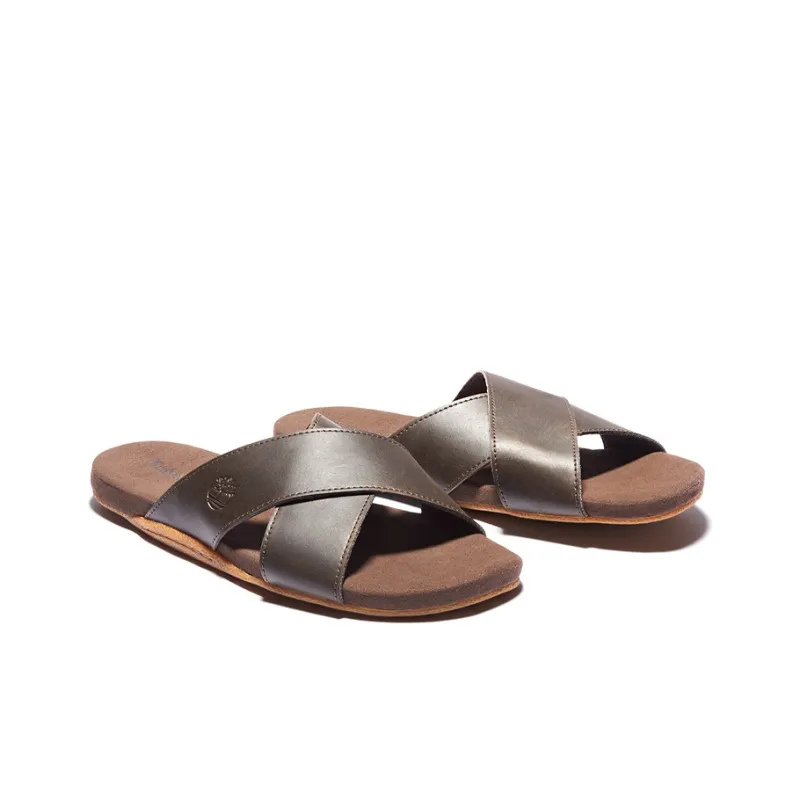 Timberland Slide Slippers Men Dark Coffee-2