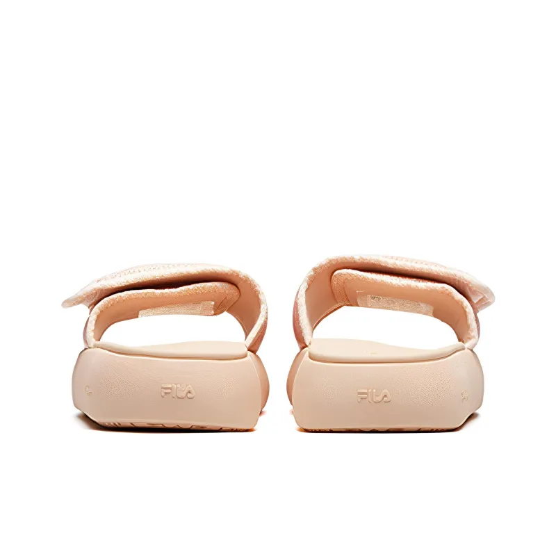 FILA FUSION DONUT DX Rubber Sole Slip Resistant Slide Slippers Women's Pink-3