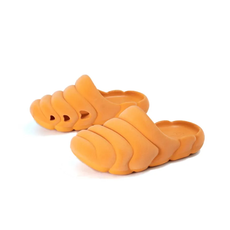 GOTO Quiet Slide Slippers Unisex Loquat Orange-2