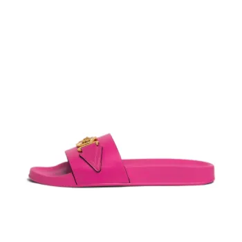 VERSACE MEDUSA BIGGIE Series Slide Slippers Women's Rose Red