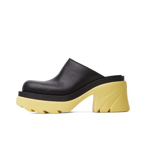 Bottega Veneta Flash High Heels Women's Black/Yellow